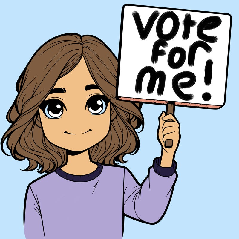 realistic girl holding up a sign