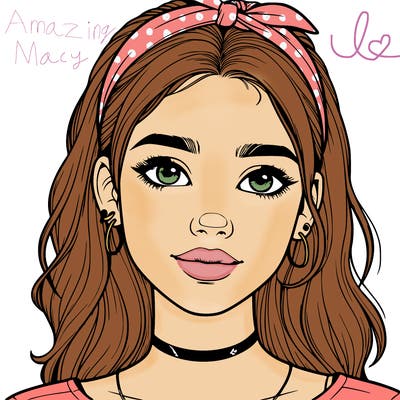 realistic teenage girl