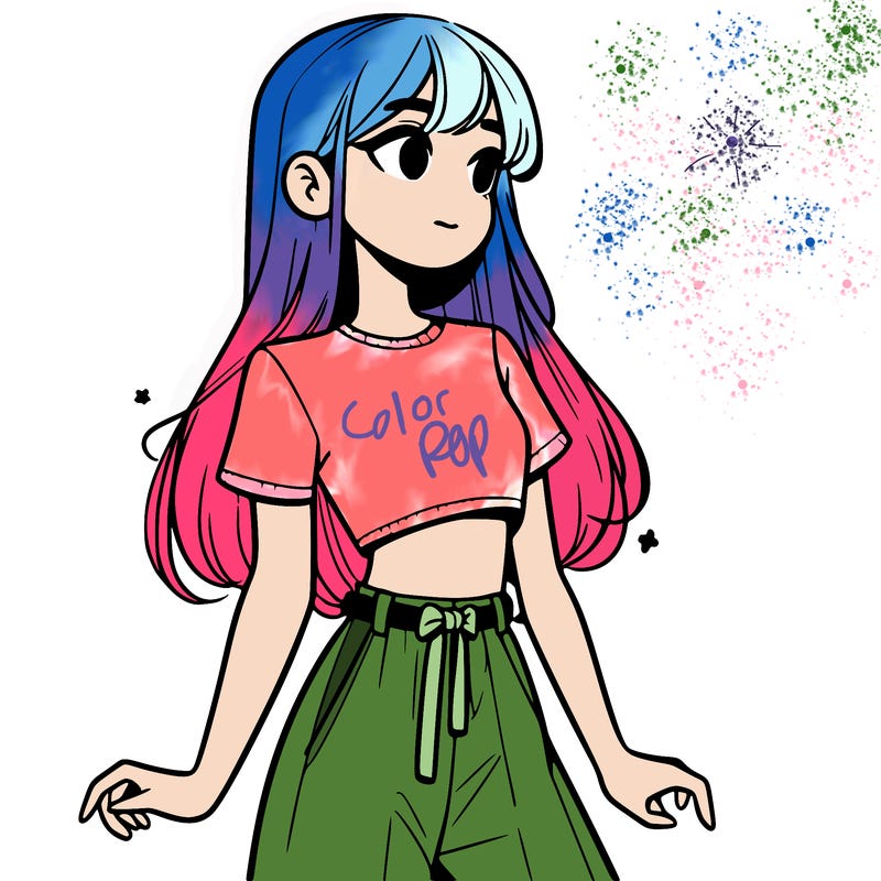 girl in a cute crop top