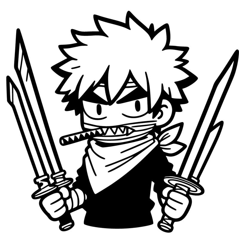 zoro from the anime one piece