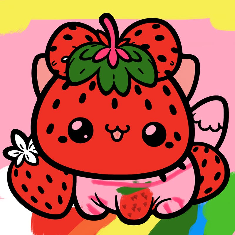 strawberry cat
