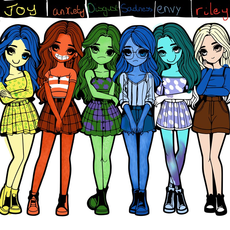 a group of girls realistic