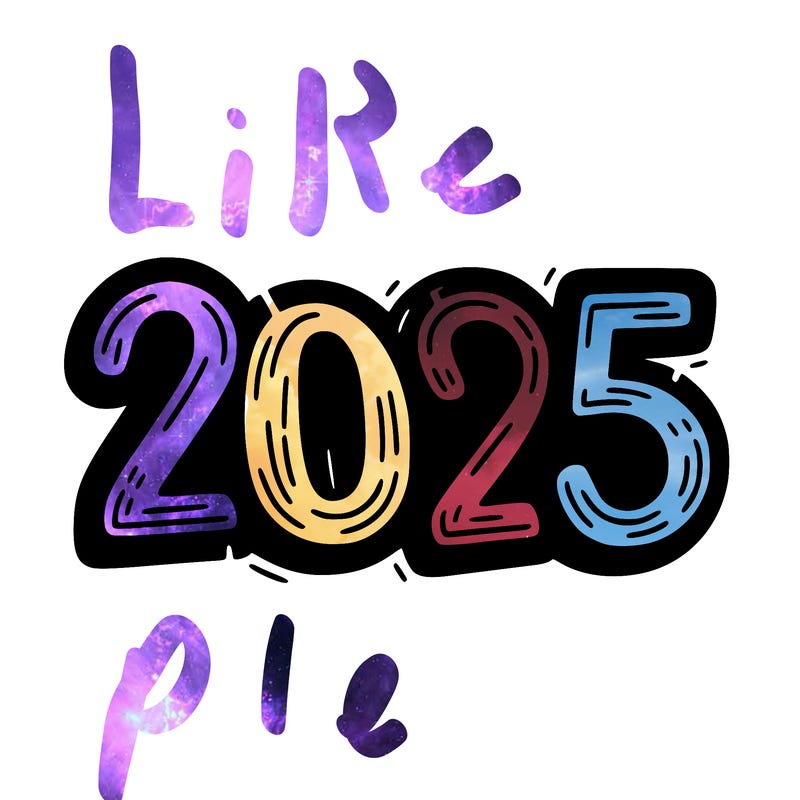 one line scrawled numbers sketch design “2025”