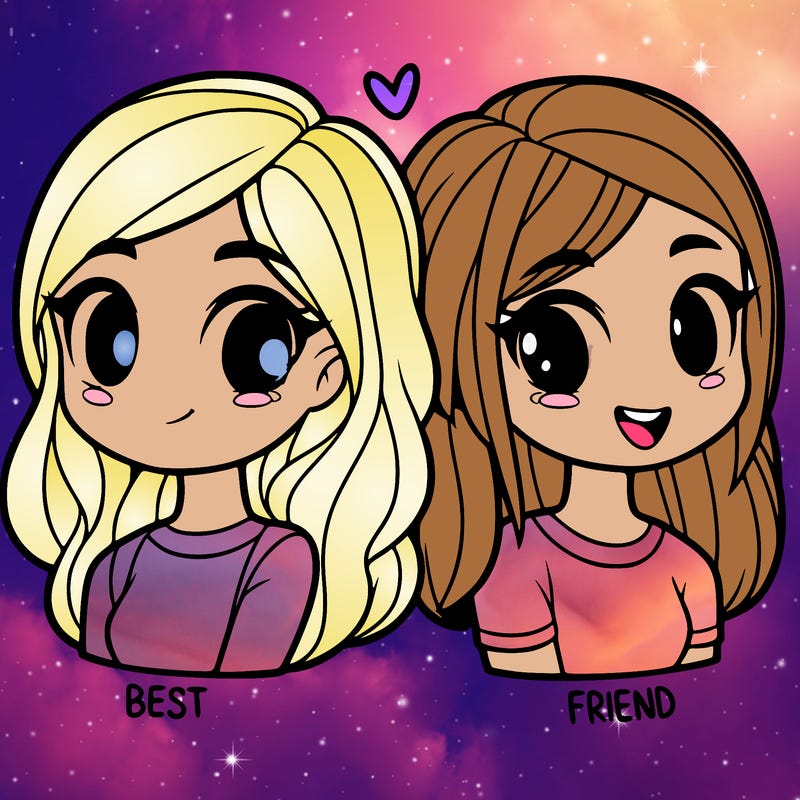 2 girl bff