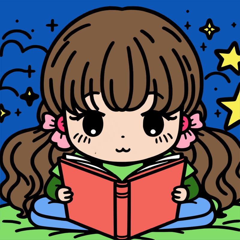 a girl reading