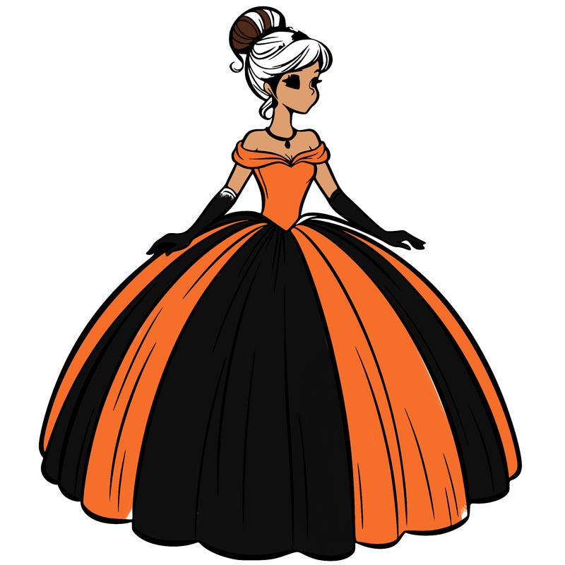 ballgown woman