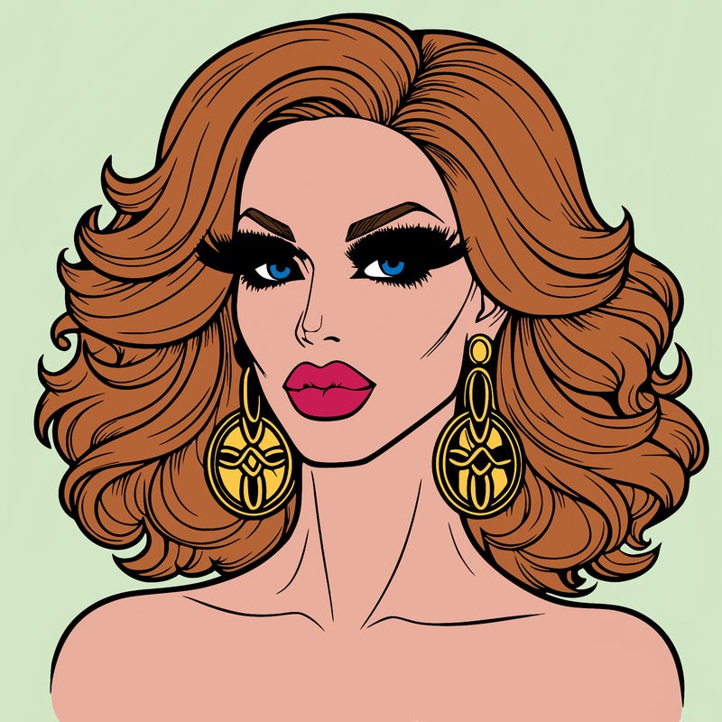 realistic drag queen