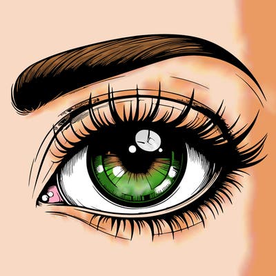 realistic eye