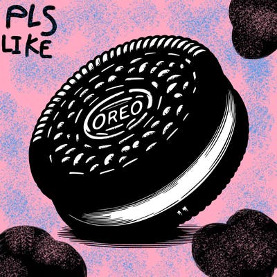 realistic oreo