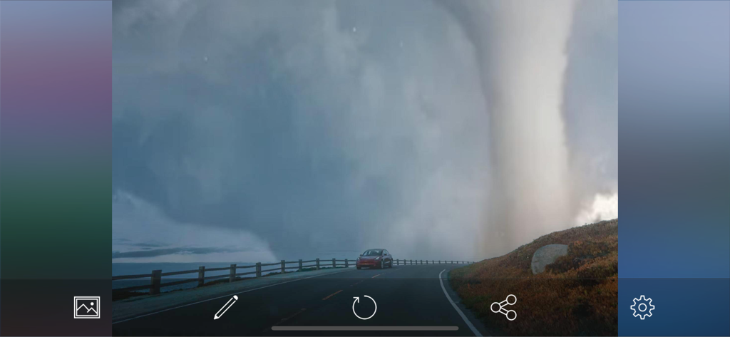 SkyAR - AI Change Photo Sky - SkyAR mobile app interface with tools for AI sky replacement and dramatic clouds