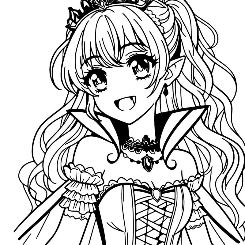 teen anime vampire princess