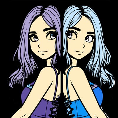 a realistic girl split