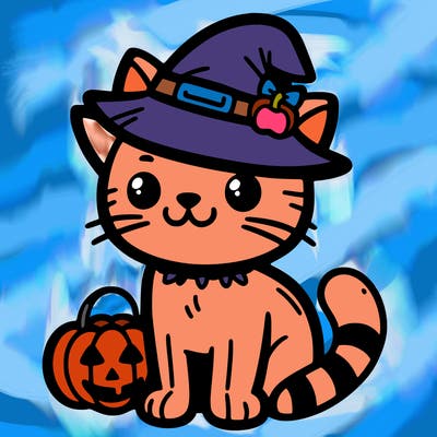 halloween cat