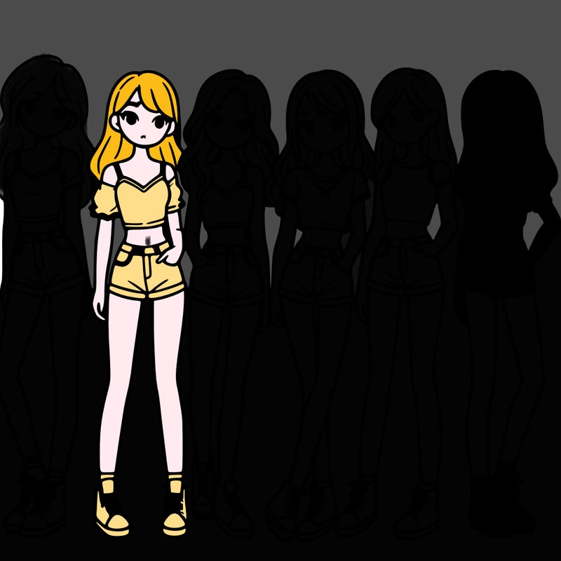 a group of girls wearing crop tops and shorts