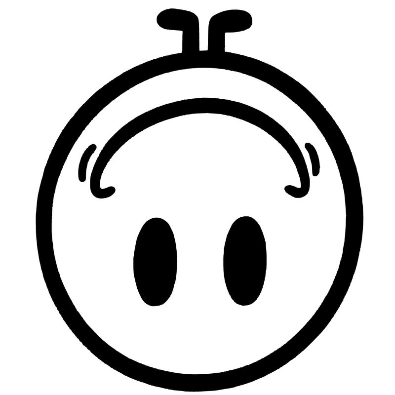upside down smiley face
