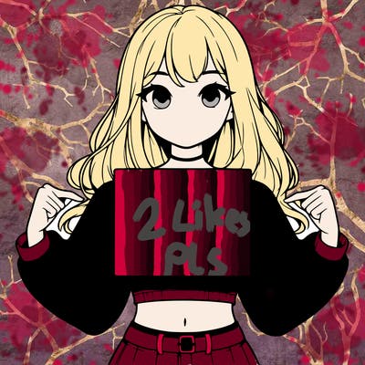 girl holding a blank sign in a long sleeve crop top