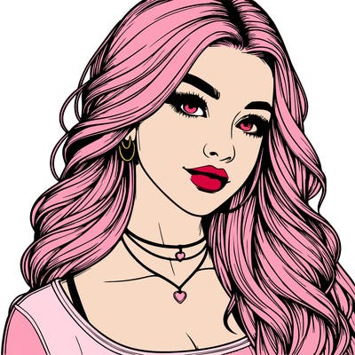 detailed realistic girl