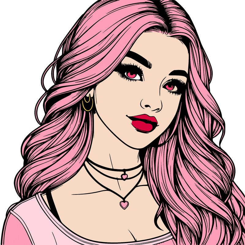 detailed realistic girl