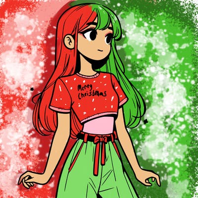 girl in a cute crop top