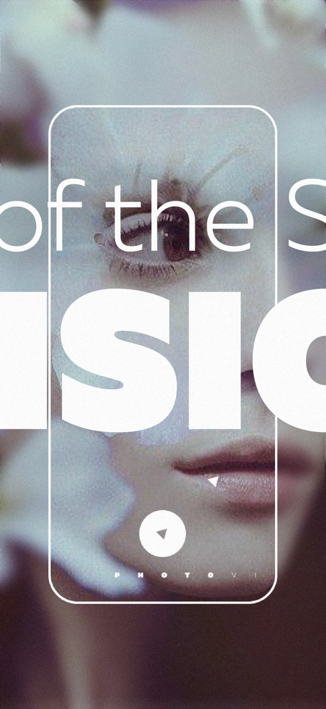 Foli: Dual Lens Camera Effects - Artistic double exposure effect blending a face with floral textures in the Foli app