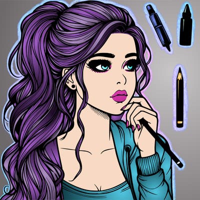 realistic teenage pretty