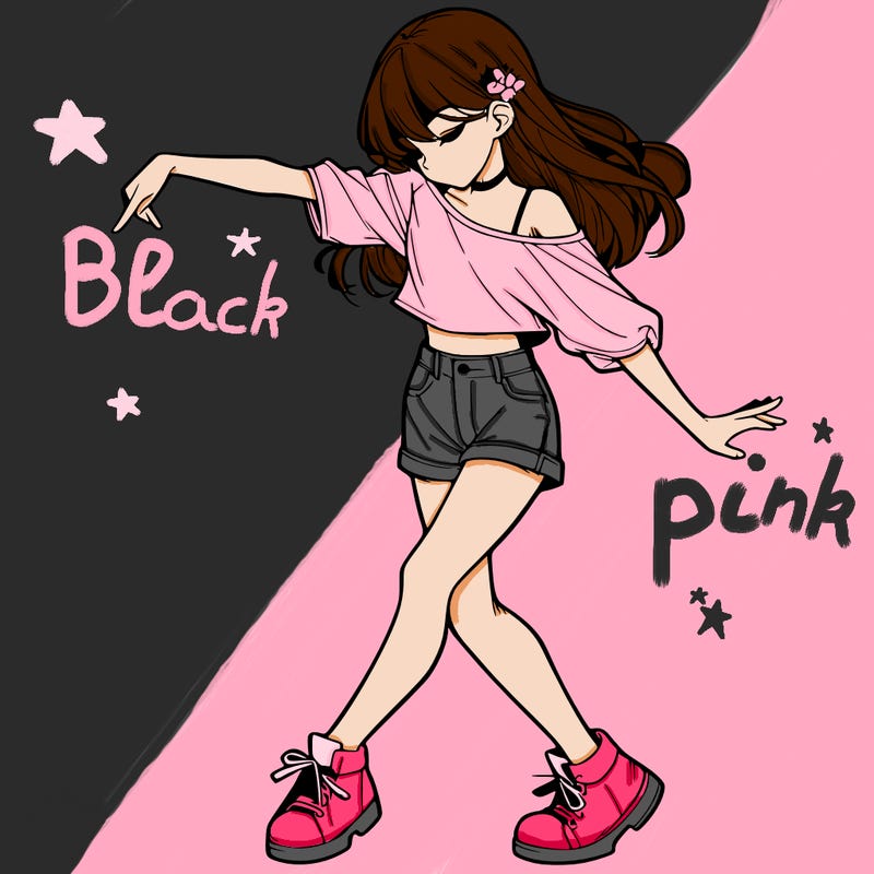 realistic girl danceing