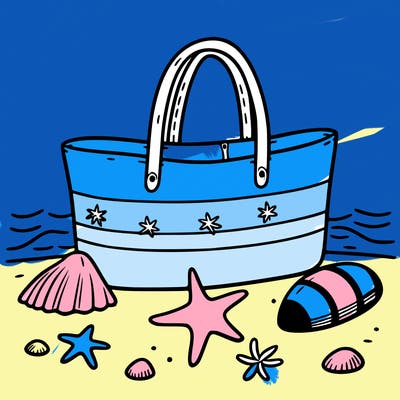 a beach bag