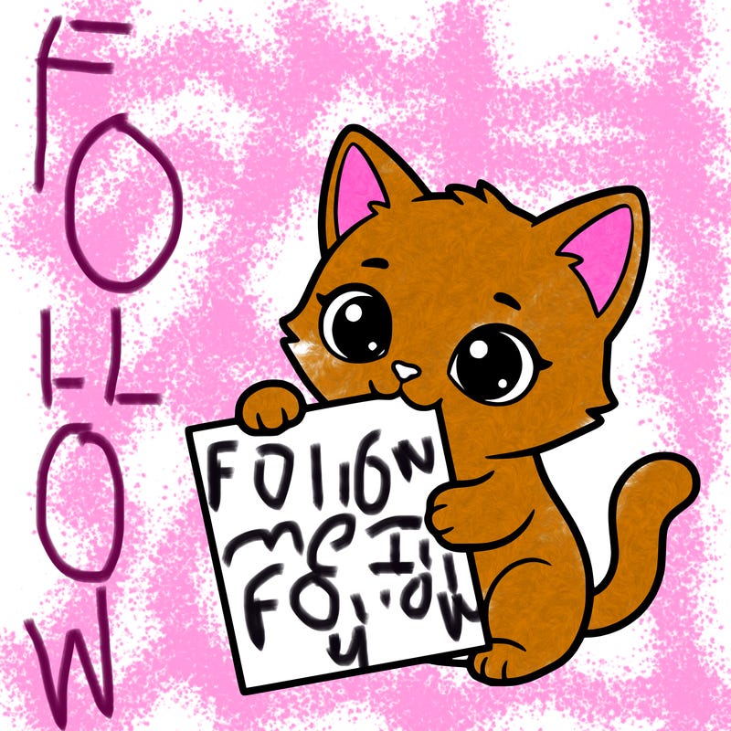 a small cat with a blank sheet of paper in its hand. the cat is sooooooo cute!