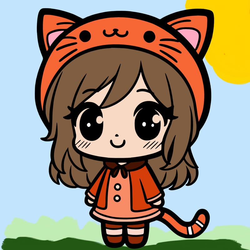 girl in a cat costume