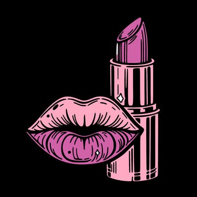lips and lipstick