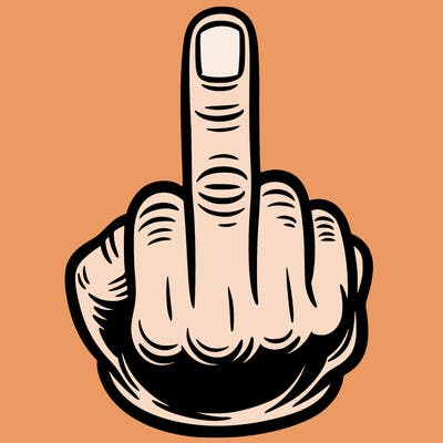 middle finger