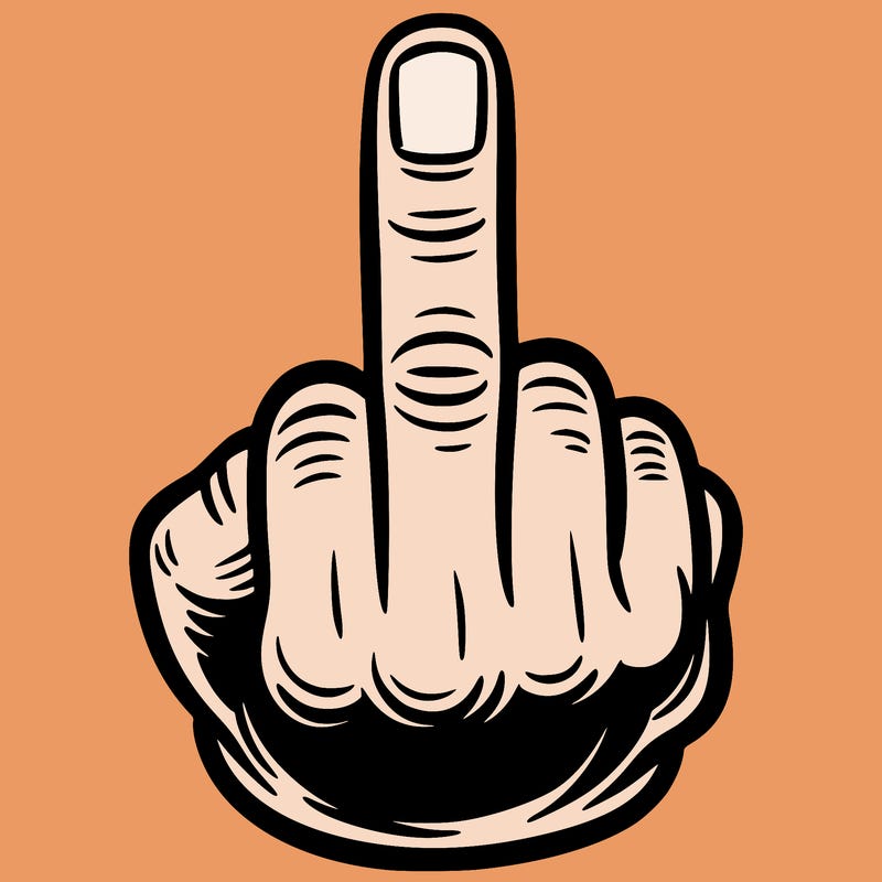 middle finger