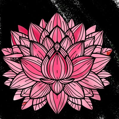 lotus flower mandala