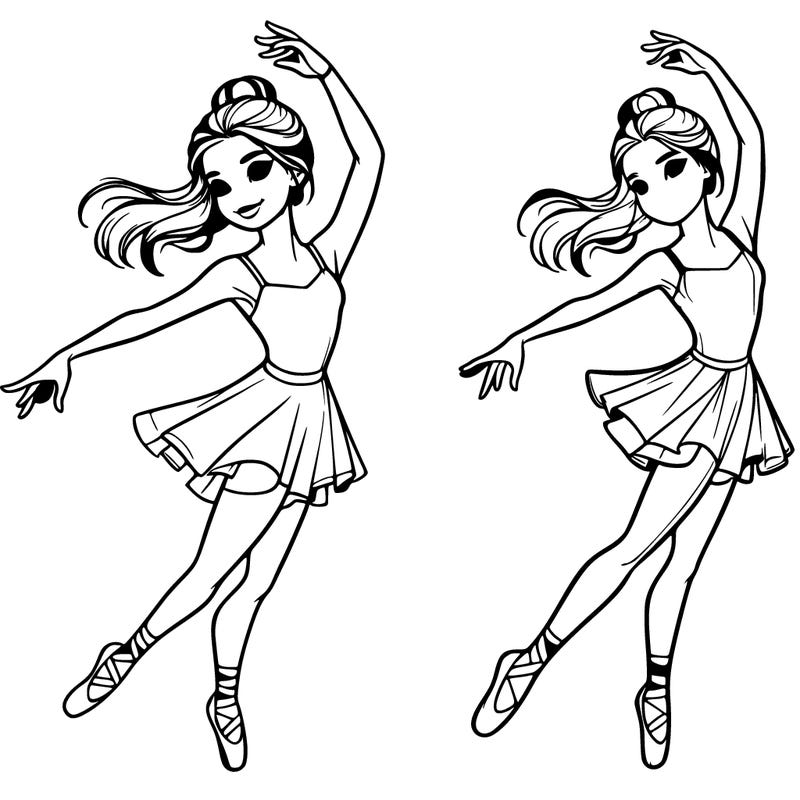 realistic girl dancer