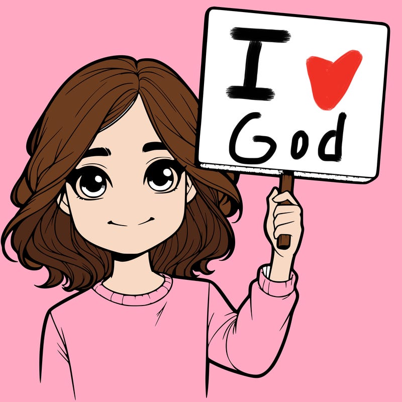 realistic girl holding up a sign