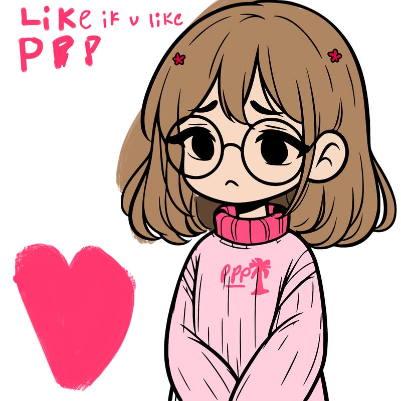 sad girl with glasses in a sweater