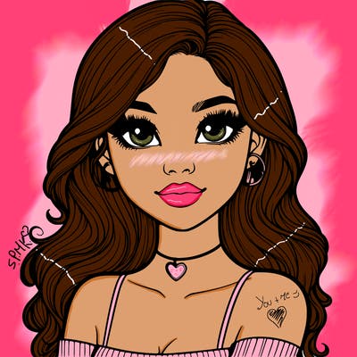 realistic pretty girl