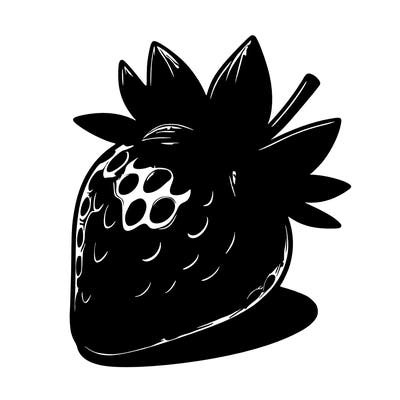 realistic strawberry 🍓