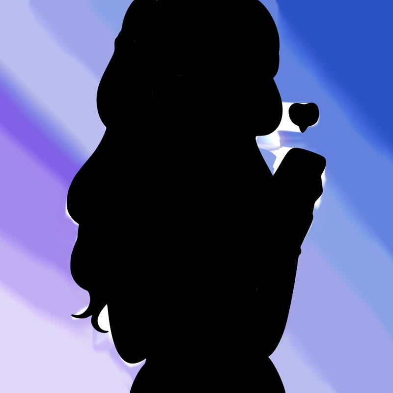 girl with crop top texting on her phone