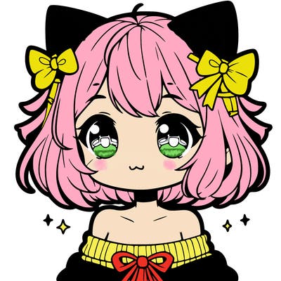cute anime cat girl