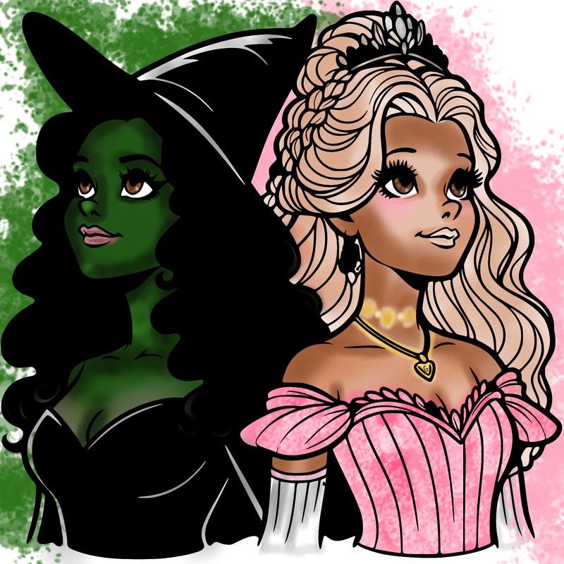'elphaba and glinda (realistic)
