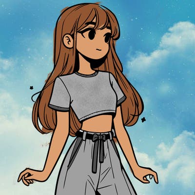 girl in a cute crop top