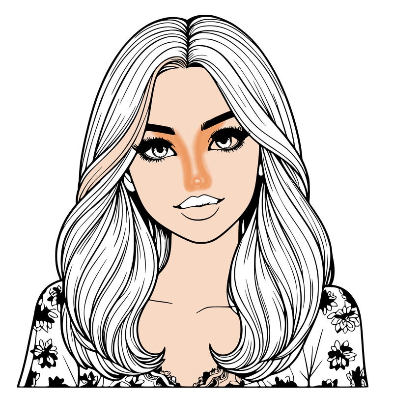 realistic beautiful girl