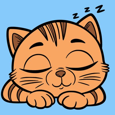 sleepy cat