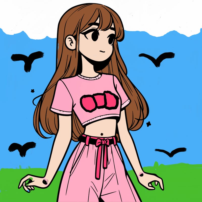 girl in a cute crop top