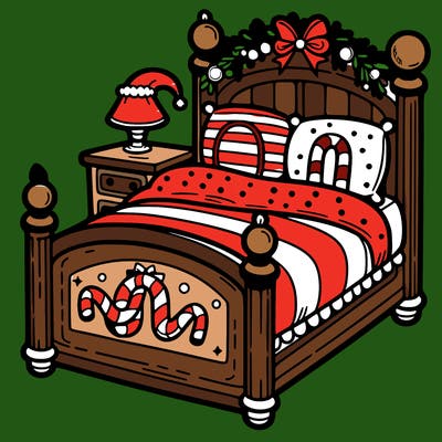 christmas bed