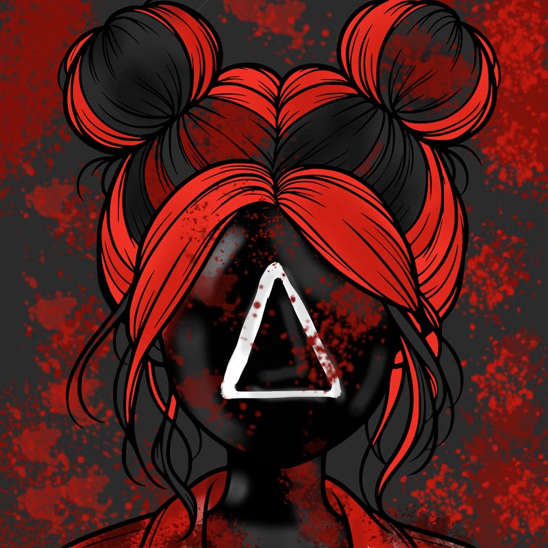 realistic girl with buns on the top of her hair