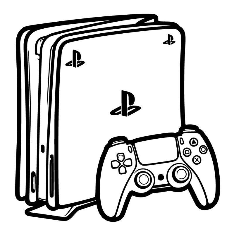 playstation 5 console and controller