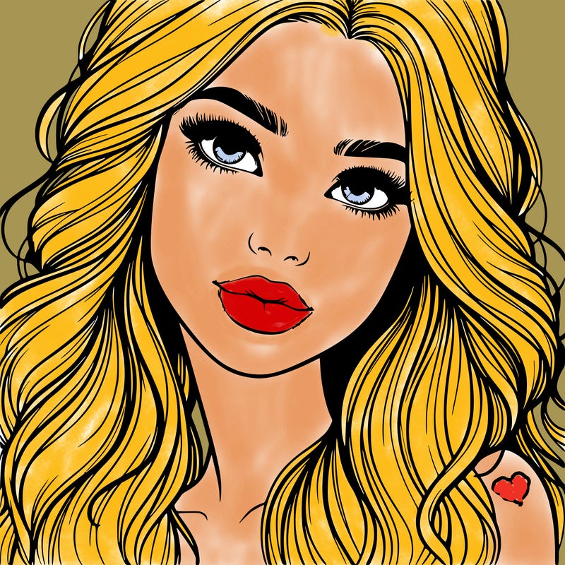 beautiful realistic girl