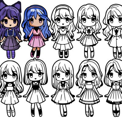 10 girls
